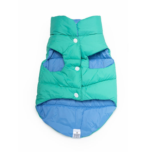 Chaleco Doble Faz Azul / Verde