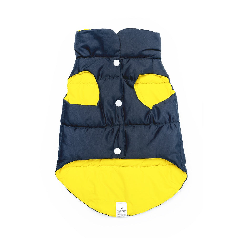 Chaleco Doble Faz Amarillo / Azul