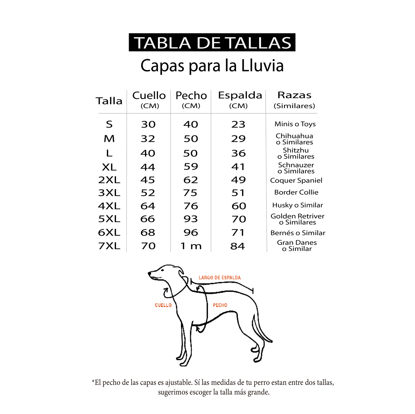 Capa para la lluvia – Reflectiva