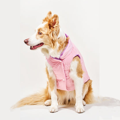Chaleco Doble Faz Rosado / Lila