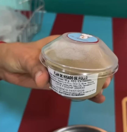 Flan de Hígado de Pollo 85 g (Sobre pedido 2 días hábiles antes)